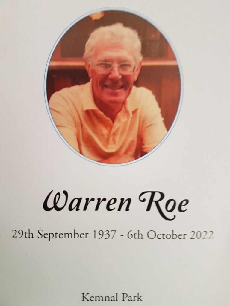 Warren Roe RIP